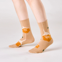 【needo socks】濱紫草 1:1(棉襪/分左右腳的襪子/台灣設計製造/特殊舒適腳尖)