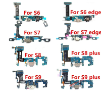 Pengecas USB, port pengecasan, Penyambung Kabel Fleksibel untuk Samsung Galaxy S6, S7 tepi, S8, S9,