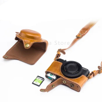 New PU Leather Oil Skin Camera Case Bag Cover For Sony RX100M7 RX100 M6 M5 M4 M3 RX100IV RX100VII RX100VI RX100V protect shell