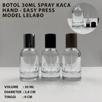 Botol Parfum 30ml Spray Kaca Tebal - Hand Easy Press Isi Ulang Minyak Wangi Perfume