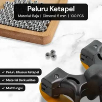 Yernea Peluru Ketapel As Tengah Sepeda Steel Balls 100 PCS - MBP5, Peluru Baja Multifungsi - Kuat da