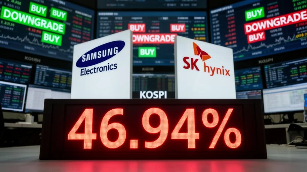 Samsung Electronics, SK Hynix Now Account for Nearly Half of KOSPI Market Cap as Analysts Split on Further Upside