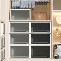 Drawer Storage Box, Wardrobe, Plastic Cabinet, Household Underwear Storage, Clothing Sorting Box, Storage Box 5L 27*18*9.5cm