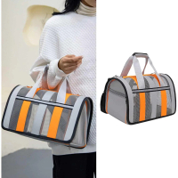 MEISU Tas Kandang Anjing Kucing Breathable Pet Carrier Bag 41x26x26cm MS50 Aksesoris Aquarium Hiasan