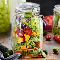 果醬罐密封罐玻璃瓶子蜂蜜瓶咸菜泡菜壇子帶蓋家用儲物罐子