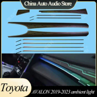Car LED Ambient Light Symphony Mold Board for Toyota AVALON 2019-2023 70 Colors Ambient Light,Button APP control