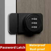 3-digit Code Lock Without Punching Display Cabinet Storage Cabinet Filing Cabinet Glass Door Latch Lock Hardware Accessories