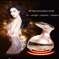 Ultrasonic Facial Body Slimming Massager RF Cavitation Therapy Fat Removal Burner LED Photon Skin Rejuvenation for Weight Loss