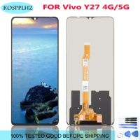 6.64 inches For Vivo Y27 4G/5G Lcd Dispaly With Touch Screen Assembly Replacement +tools