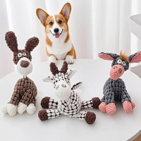Đồ Chơi Cho Chó, Bền, Đồ Chơi Nhồi Bông Donkey, Để Mài Răng Và Tạo Âm Thanh, Thích Hợp Cho Chó Nhỏ Đ