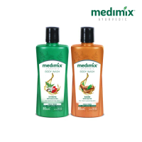即期品買1送1【Medimix】印度原廠授權 阿育吠陀秘方美肌沐浴液態皂300ml(效期至2026/01)