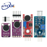 Sound Sensor Module Sound Control Sensor MAX4466 MAX9814 Switch Detection Whistle Switch Microphone Amplifier For Arduino