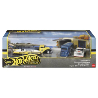 Hot Wheels Car Premium Box Display Set 2024 - Mooneyes GMH39-V Garage 1/64 Diecast Vehicle Model Col