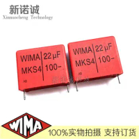 2PCS/5PCS/20PCS/Lot WIMA MKS4 22UF 22U 100V 100v22UF foil film capacitor 22000nF 100V226 226 Foot distance 27.5MM
