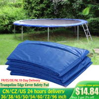 1.83m/2.44m Trampoline Replacement Safety Pad Trampoline Pad Protection Cover 6 feet / 8 feet Spring Cover Trampoline Edge Cover