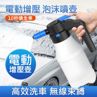 電動增壓泡沫噴壺1.5L 手持式氣壓泡沫噴瓶/噴水壺 洗車神器