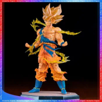 Hot Anime Dragon Ball Son Goku Super Saiyan Figure 17cm/6.69in Goku DBZ Action Figure Model Gifts Collectible Figurines for Kids