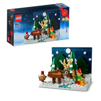 【LEGO 樂高】積木 聖誕節系列 聖誕老公公的前院 Santa’s Front Yard 40484(代理版)