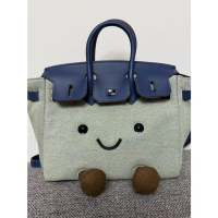 Beg platinum perdagangan antar negara jenama bersama Jellycat, beg tangan elf BK yang sangat comel d