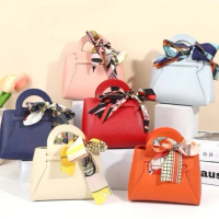 Tas hampers goodie bag wedding sangjit PU leather kulit sintetis birthday souvenir pesta sovenir hai