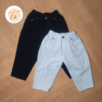 Celana Jeans Ripped Sobek Anak Laki-laki dan Perempuan Umur 1-6 Tahun Hitam Putih