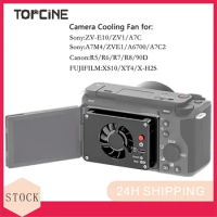 DSLR Camera Cooling Fan for Sony ZVE10 A7C A6700 A7C2 ZVE1 Canon R5 R6 R7 R8 90D Fujifilm XS10 XT4 XH2S Heat Dissipator