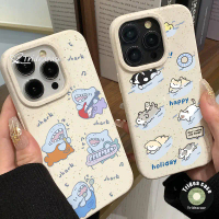 Ốp Lưng IPhone 13 17 Plus 17 15 11 16 12 14 ProMax Vỏ Đựng Chó Mèo Bơi Cá Mập Phân Hủy Thân Thiện Vớ
