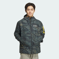 ADIDAS NATGEO RR JKT 男休閒外套-深綠色-IS9511