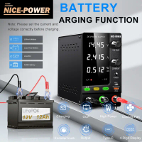 ขายดีประจำเดือนนี้ Nice-power เครื่องจ่ายไฟ DC Power Supply พาวเวอร์ซัพพลาย DC ชาร์จเร็ว ปรับได้ พร้