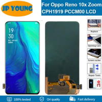 Original 6.6'' LCD For OPPO Reno 10X Zoom LCD Touch Screen Digitizer Assembly For OPPO 10 x CPH1919, PCCM00,CPH1921 LCD Display