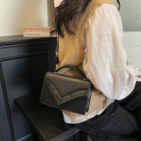 color chic Stylish solid handbag relaxed feel bag crossbody bag for commuting
