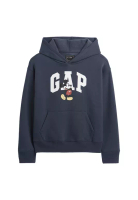 GAP Disney x GAP Kids Mickey Mouse Relaxed Fit Logo Hoodie