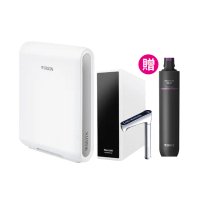 【BRITA】官方直營mypure pro X9櫥下瞬熱雙溫淨水組(白色 專利升級版+超微濾濾芯)