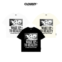 Áo thun boxy nam nữ local brand cloudzy basic unisex phông tay lỡ form boxy cổ tròn oversize REALITY