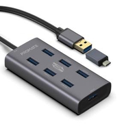 【Promate】EZHub USB3.0/7埠 Hub 高速集線器(EZHub-7)