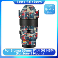 For Sigma 35mm F1.4 DG HSM Art (For Sony E Mount) Anti-Scratch Camera Lens Sticker Coat Wrap Protective Film Body Protector Skin