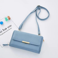 DOMPET HAMLE Panjang Dompet Lipat Mini Wanita Kekinian (Bonus Tali Panjang)