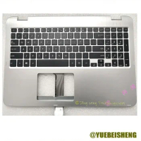 YUEBEISHENG New/Org for ASUS VivoBook Flip TP501 TP501U Palmrest US keyboard upper cover