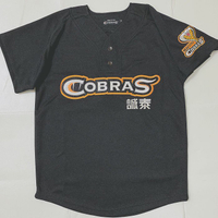 CA-中華職棒【誠泰COBRAS】客場球衣(尺寸:M,黑) 超稀有!! 非實戰球衣 周思齊 林英傑
