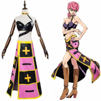 Kostum cosplay Trish Una dari JoJo's Bizarre Adventure, gaya PHVK.