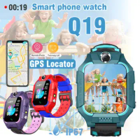 Q19 Children's Smart Watch Girls and Boys' Smart Watch Gps Children's Phone Tracker Touch Screen Waterproof Smart Watch