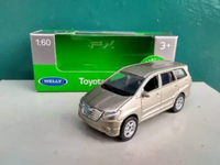 Diecast Innova Toyota kijang Welly 1/60 Miniatur mobil innova Silver Diecast mobil