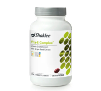 Shaklee Vita-E Complex 120 Softgels Vitamin E & Selenium Dengan Ekstrak Bijih Anggur Suplemen Keseha