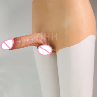 Realistic Silicone Hollow Dildo for Men Skin Feeling Solid Penis Dildo For Pants Strapon Panties Sex Toy for Couples Lesbian Gay