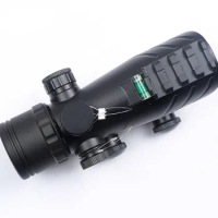 Hunting 1x30 Red Dot Sights Scope Laser Sight with Level Vial fits Weaver Rail