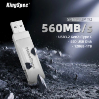 KingSpec SSD Portable 256g 512GB HD Externo External Thumb USB Flash Drive Hard Disk for Laptop Desktop