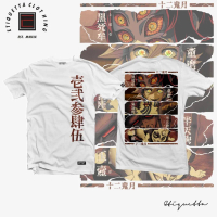 Baju Tshirt Lelaki Baju Oversize Lelaki Anime Shirt - Unisex - Etiquetta Co. - Demon Slayer - Upper