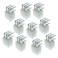 10pcs 6-pin Connector Power Connector Looper For Asic Miner Antminer S9k S9j L3 DR3 T9 Z11 Z9 B7 X3 A4 A9 M3 Transparent White