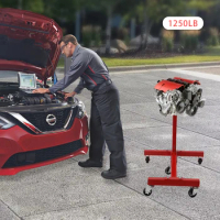 1250 Lb Capacity Steel Rotating Engine Stand Suitable for Fixing the Engine Block for Maintenance Adjustable Folding Frame