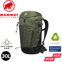 【MAMMUT 長毛象 男 MA Lithium 30L 多功能健行後背包《深沼澤綠/黑》】2530-03152/雙肩背包/登山